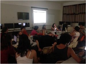 Apresentação dos mapeamentos digitais feitos pelos grupos na disciplina UNI_009